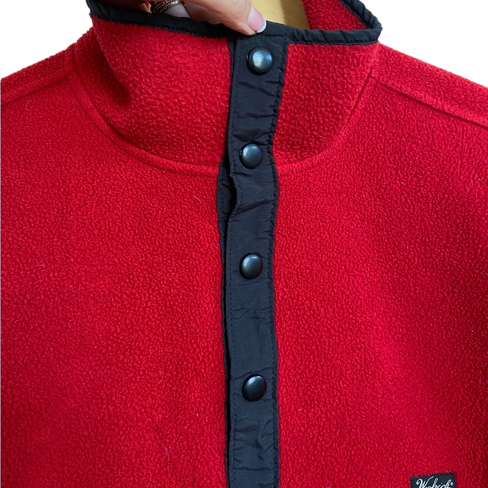 Woolrich Polartec Snap Pullover Fleece Sweater - Picture 8 of 12